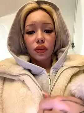 babydolll — untie one lace on panties in office