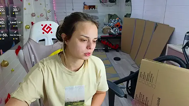 Misss_Vikk — Nude and Stockings on all!