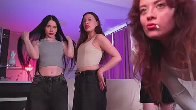 Get ready to be hypnotized by the wildness and liveliness of our adult live cam hosts on our lesbian page. From Ahegao to ReallyFitandThin, we've got the most enticing online shows for you to enjoy.